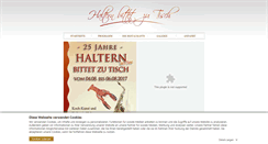 Desktop Screenshot of haltern-bittet-zu-tisch.de