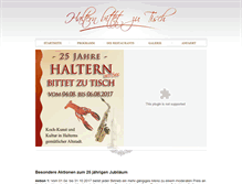 Tablet Screenshot of haltern-bittet-zu-tisch.de